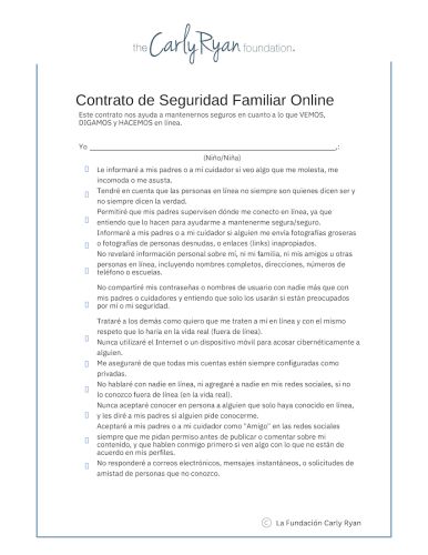 CRF Online Contract US Spanish